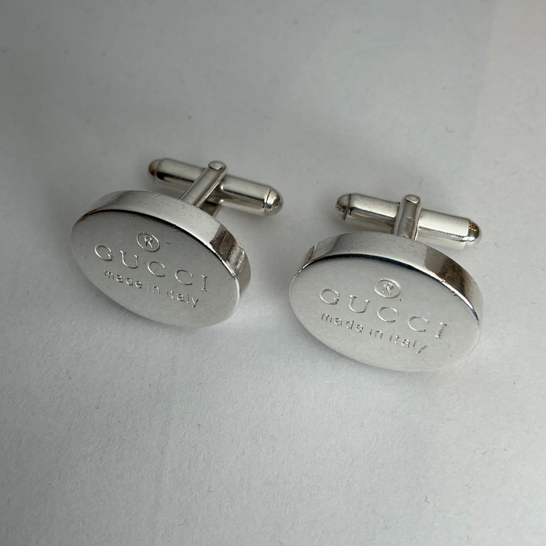 GUCCI グッチ シルバー 925 カフリンクス イタリア製 - メルカリ