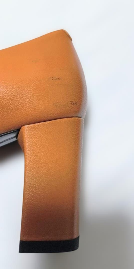 【美品】TOD'S トッズ パンプス キャメルオレンジ 36.5（23.5cm）