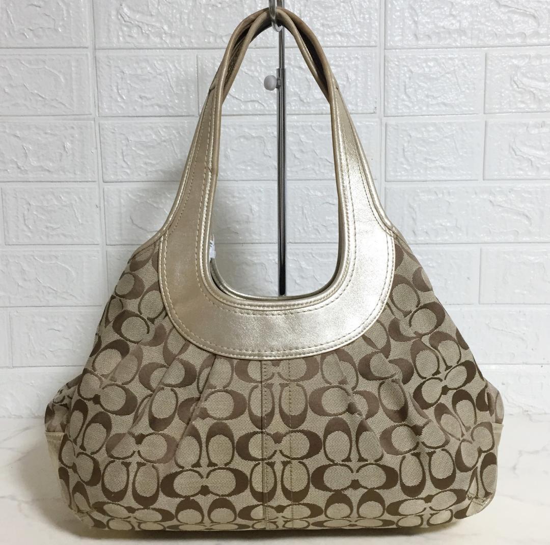 no34481 コーチ F14380 プリーテッド サッチェル エルゴ バッグ - メルカリ