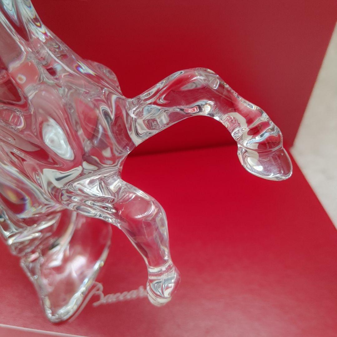 【未使用・美品】バカラ2026年干支Baccaratいななく馬　クリスタル/クリ