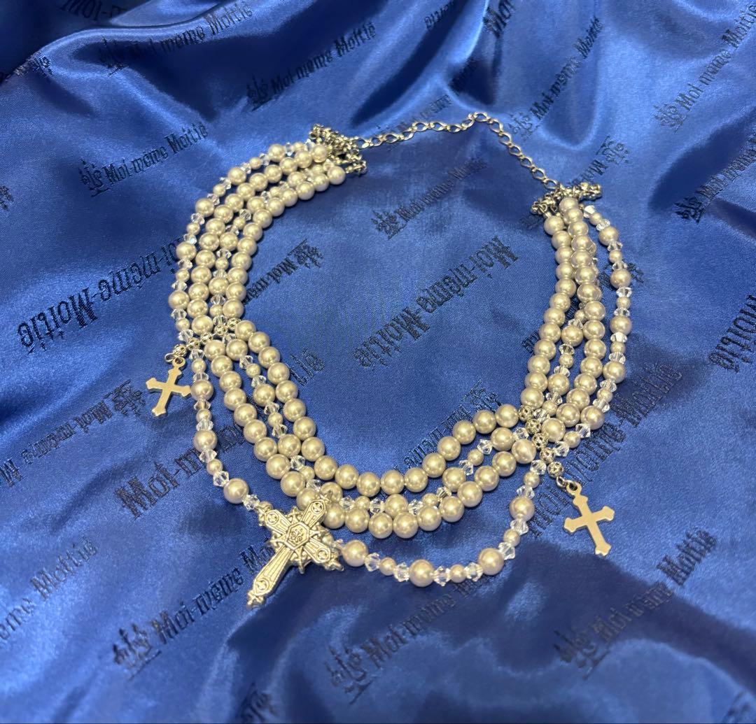 M*i様 モワティエ M+CROIXパールチョーカー 2013年製 ※注意事項あ