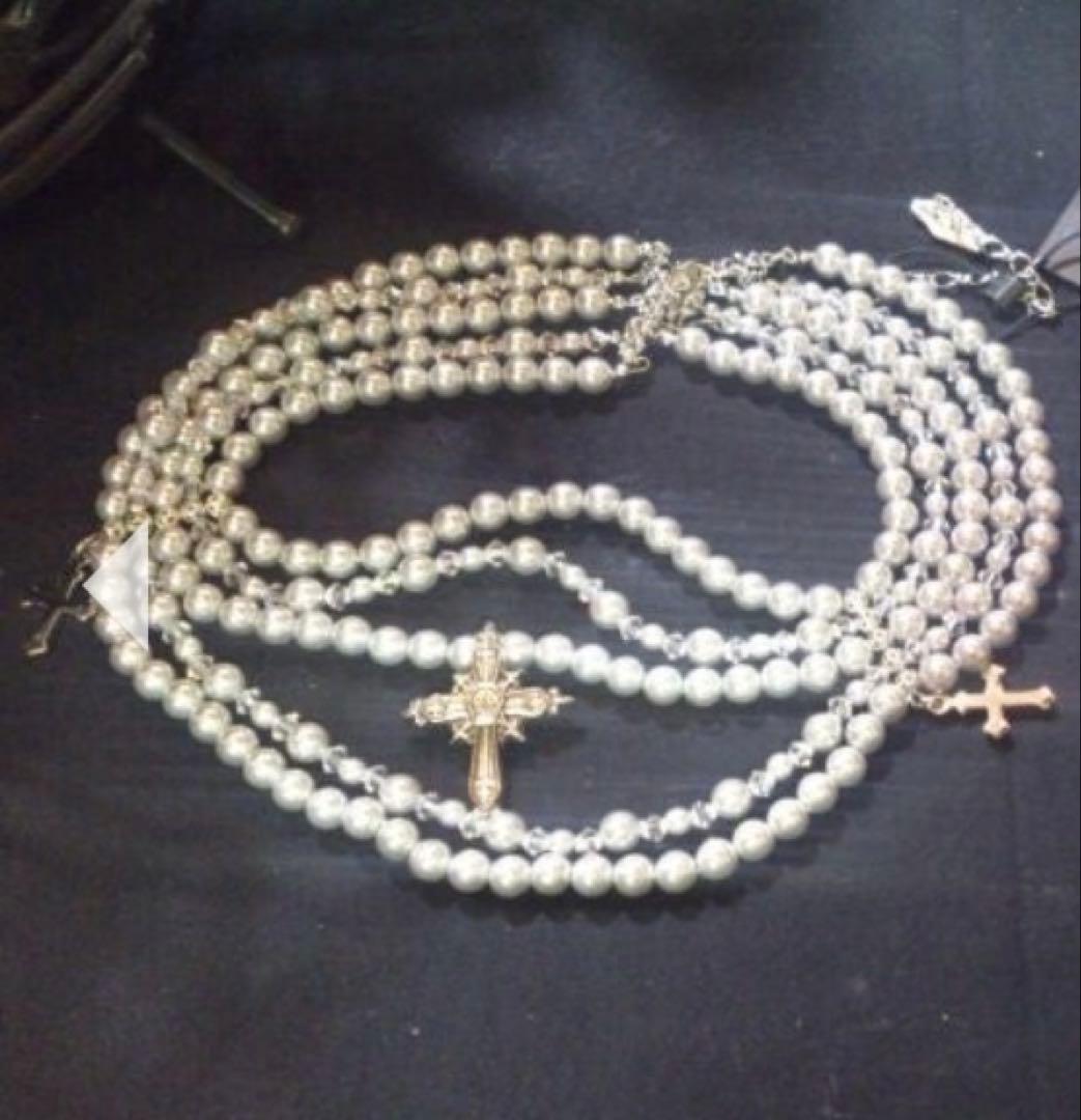 M*i様 モワティエ M+CROIXパールチョーカー 2013年製 ※注意事項あ