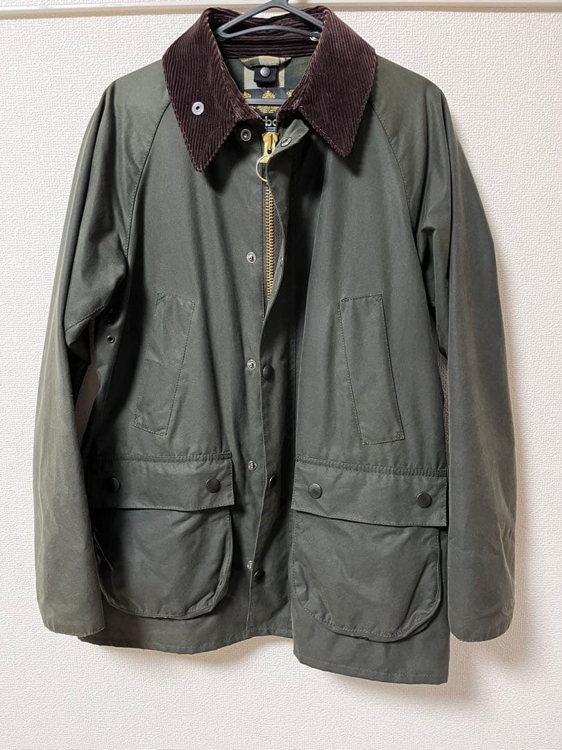 Barbour バブアー 38 ビデイル SL 英国製 オリーブ オイル - メルカリ