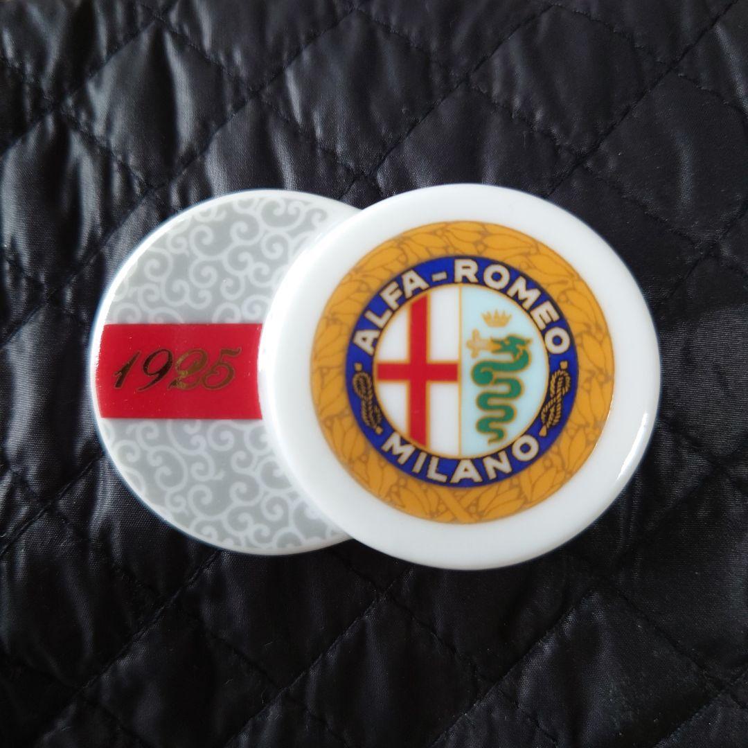 値下げ 非売品 Alfa Romeo アルファロメオ エンブレム 美濃焼 箸置き