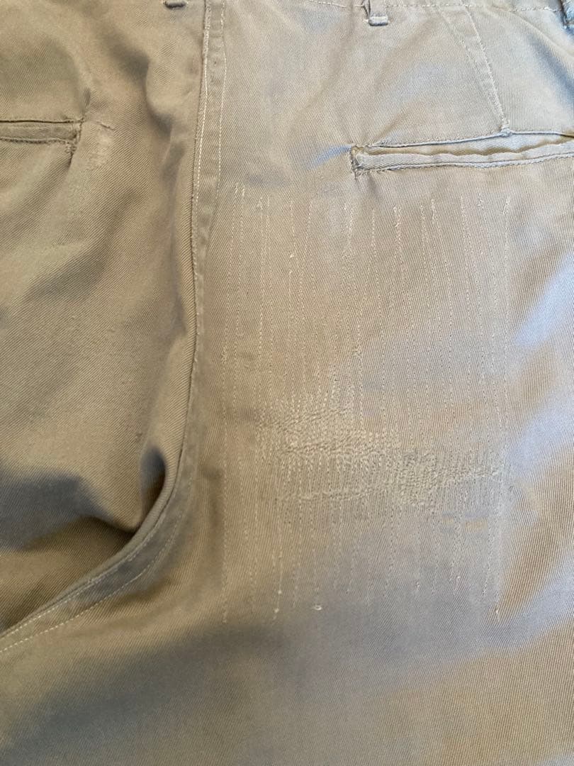 40s U.S.ARMY 45カーキ　45チノ チノパン ヴィンテージ