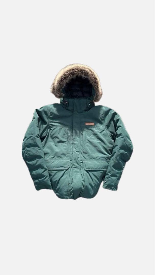 Columbia ファージャケット 中綿防風撥水 ドローコード - メルカリ