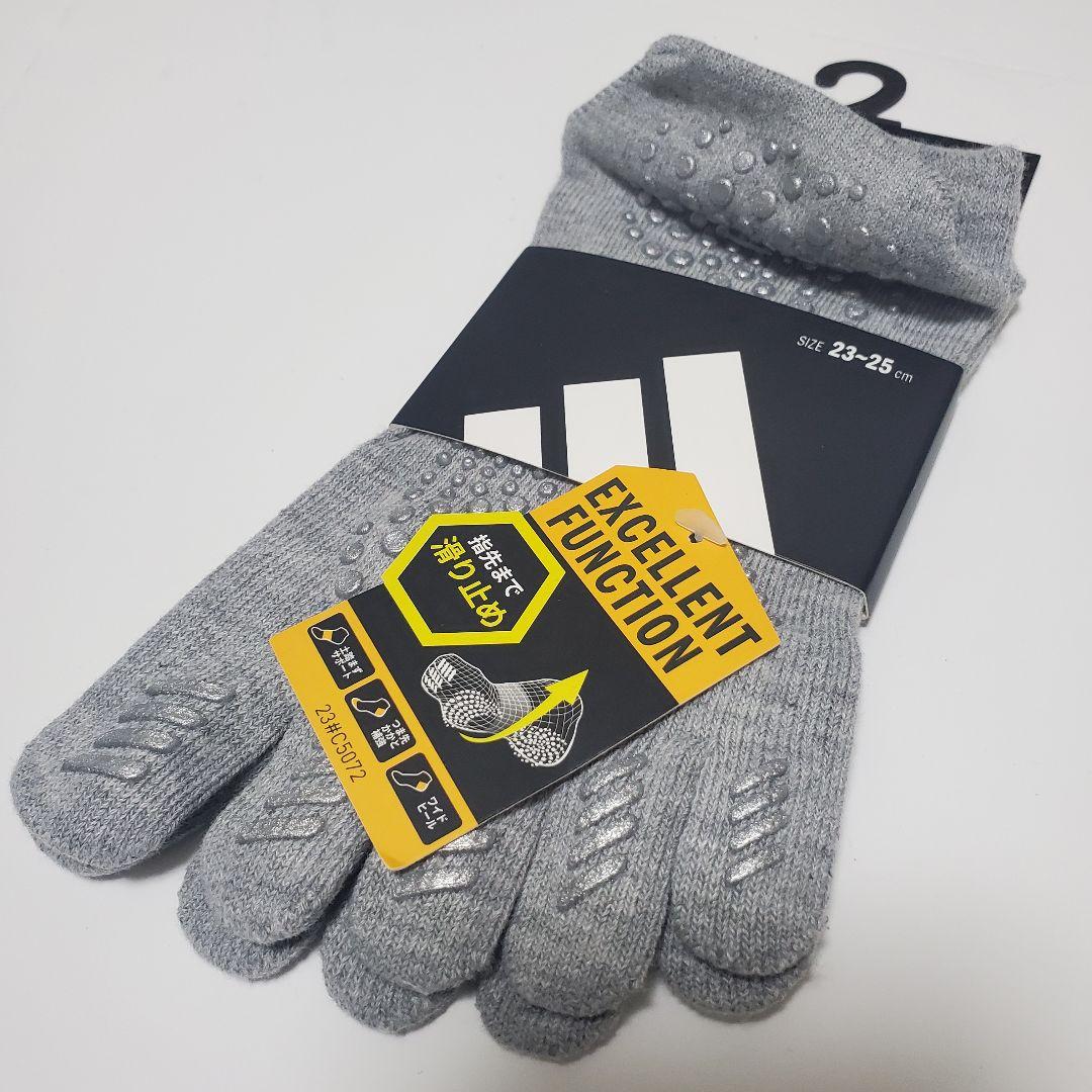 レディース アディダス×福助 五本指ソックス 滑り止め付き - メルカリ