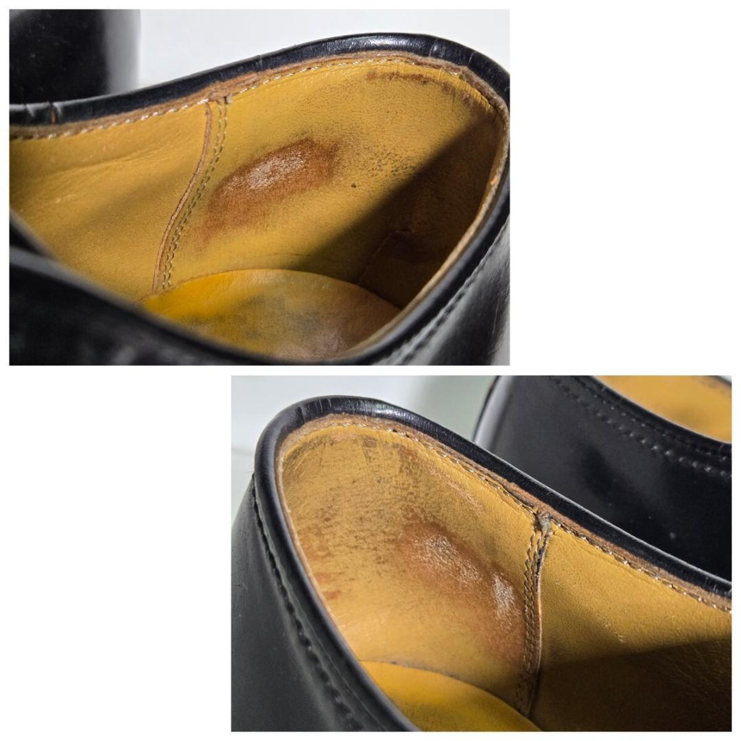 d0175 リーガル REGAL シェルコードバン プレーントゥ 23EE 黒 - メルカリ