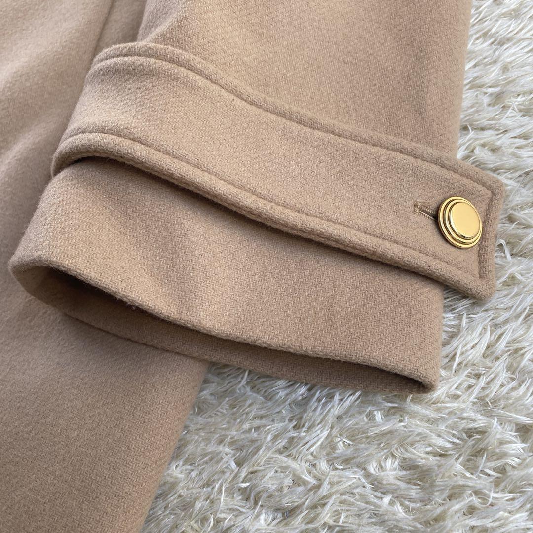 美品】ZARA MANTECO 2way ファー付き コート ベージュ - メルカリ