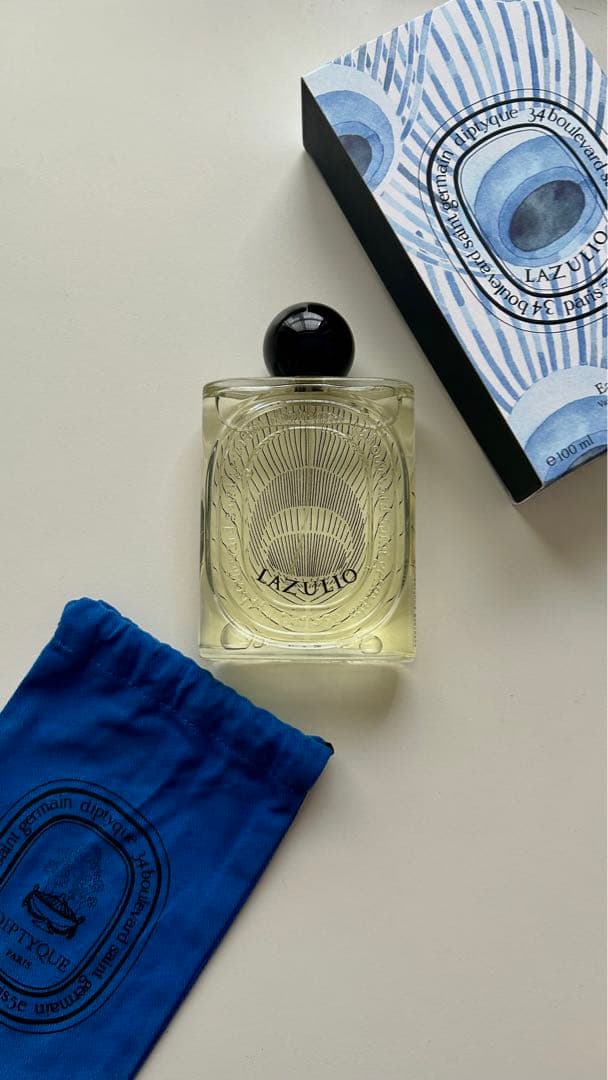 diptyque LAZULIO 香水 100ml ポーチ+箱付き - メルカリ