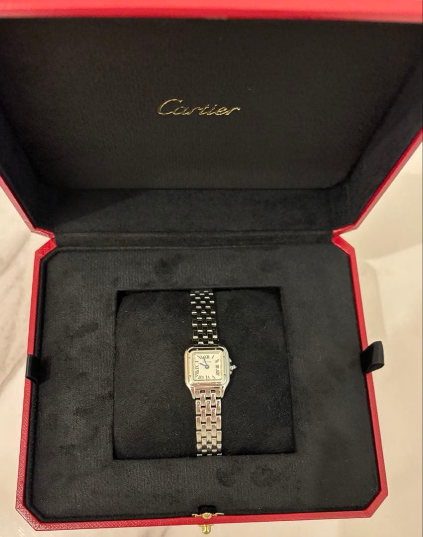 《29日朝9時まで》Cartier パンテール ミニ ステンレススティール