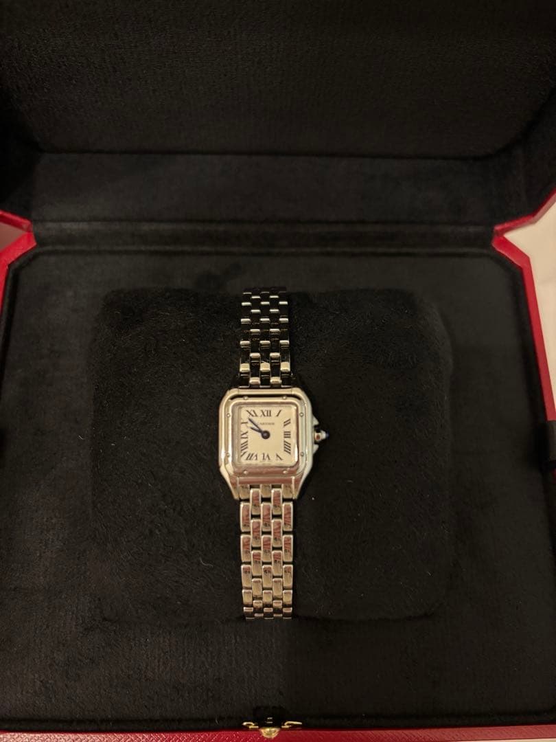 《29日朝9時まで》Cartier パンテール ミニ ステンレススティール