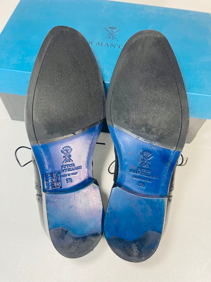 【新品 未使用】ストールマンテラッシ　 黒 5 1/2 24.5cm