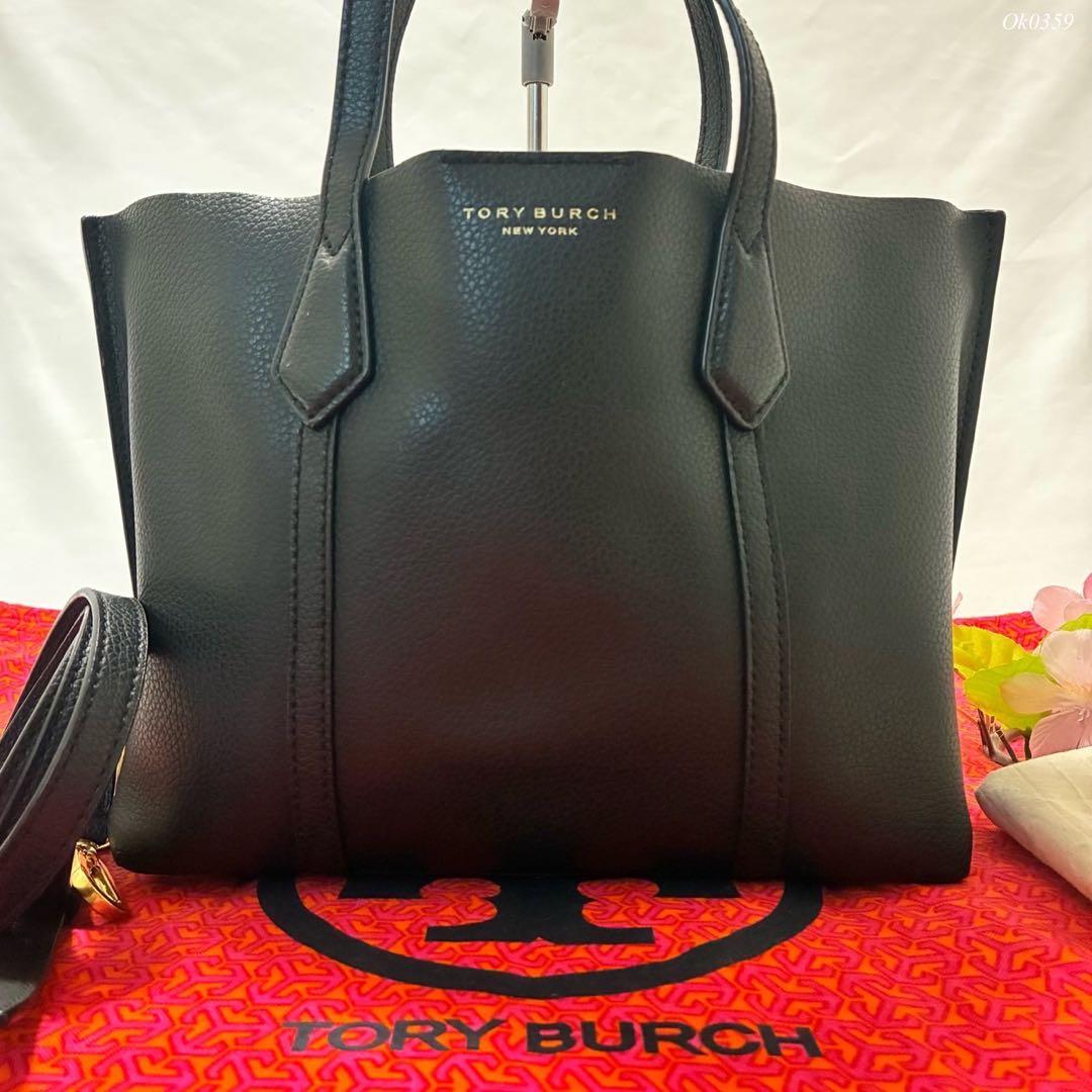 極美品】トリーバーチ ペリー スモール 2way ショルダーバッグ レザー