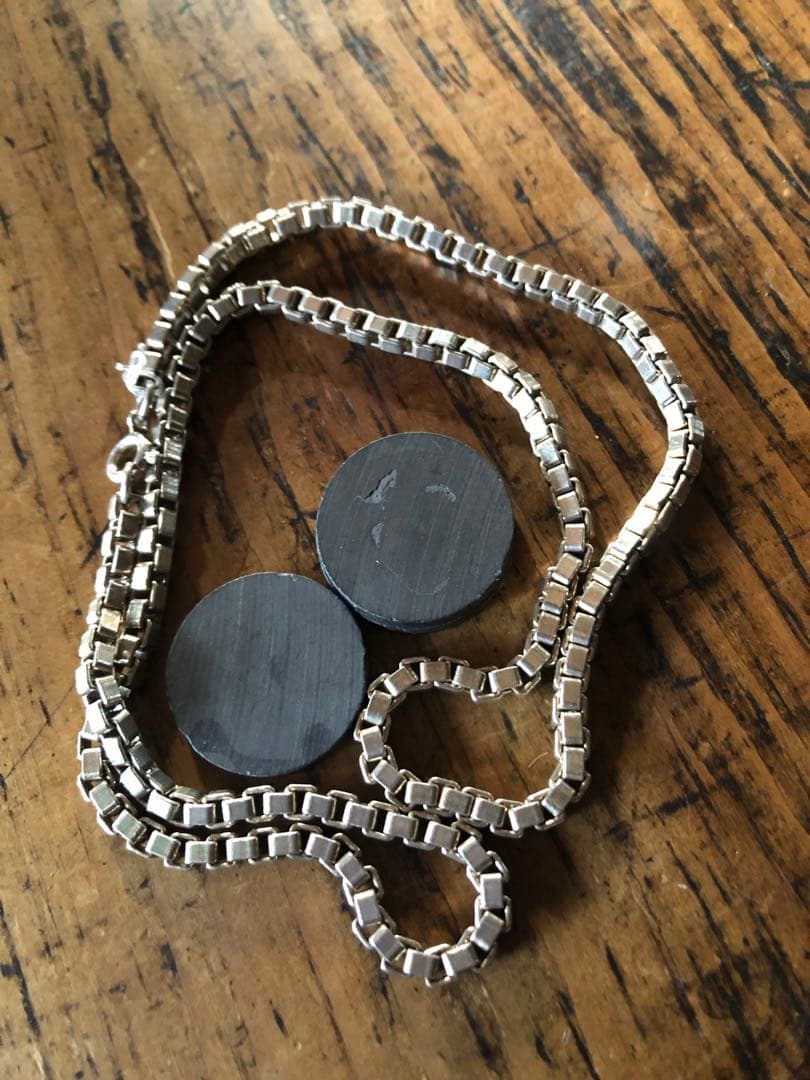 YUKI様専用スクエアチェーンネックレス シルバー925刻印有 太 1本