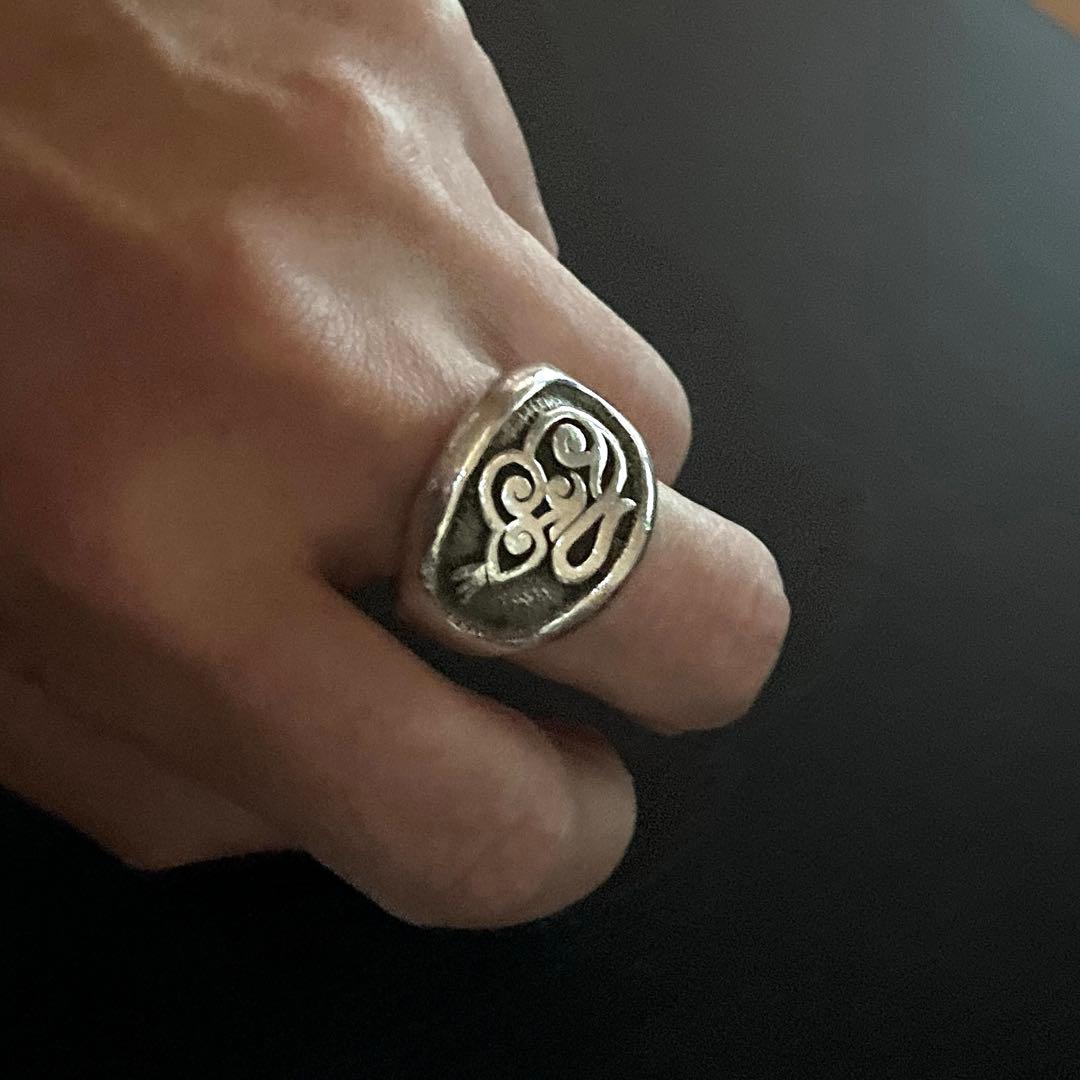 ヴィンテージ L.V.Z L SILVER リング 約20号位