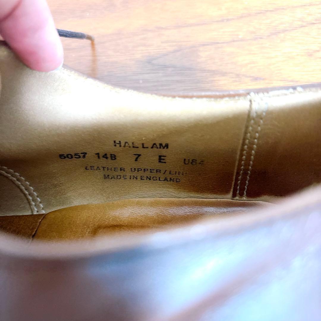 CROCKETT&JONES HALLAM ストレートチップ 7E ブラウン - メルカリ