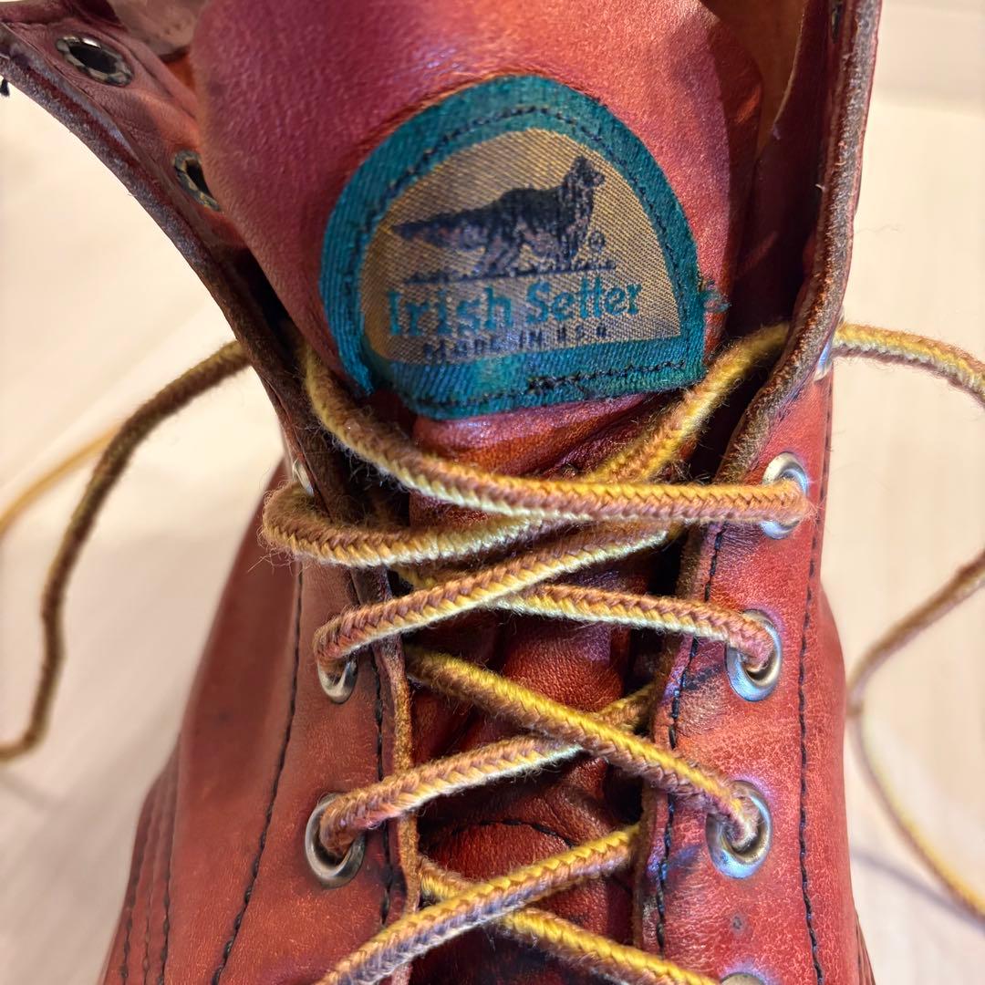 【希少/90s】レッドウィング 875 半円犬タグ 赤茶 オリジナル箱付 7E