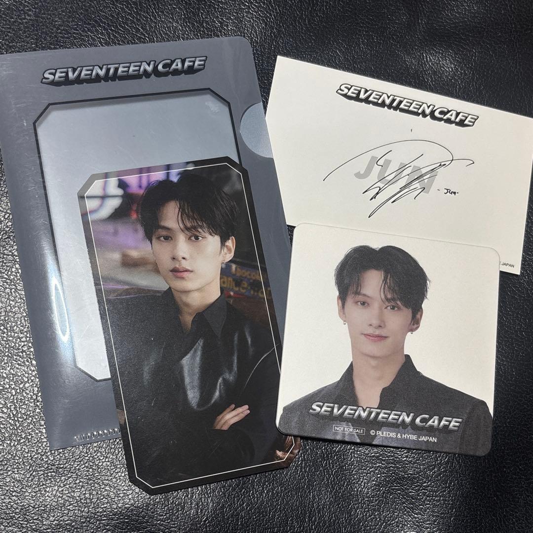 SEVENTEEN CAFE ジュン 入場特典 コースター セブチカフェ JUN - メルカリ