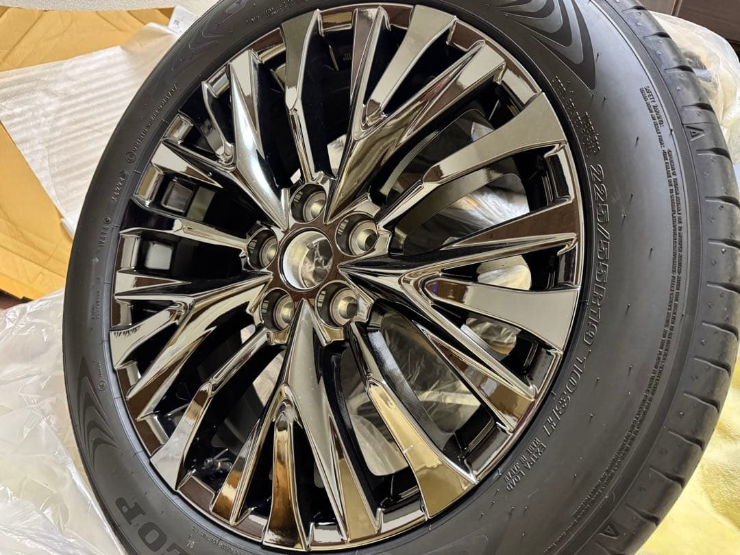新車取外し 40ヴェルファイア 純正ホイール&タイヤ4本セット ロック