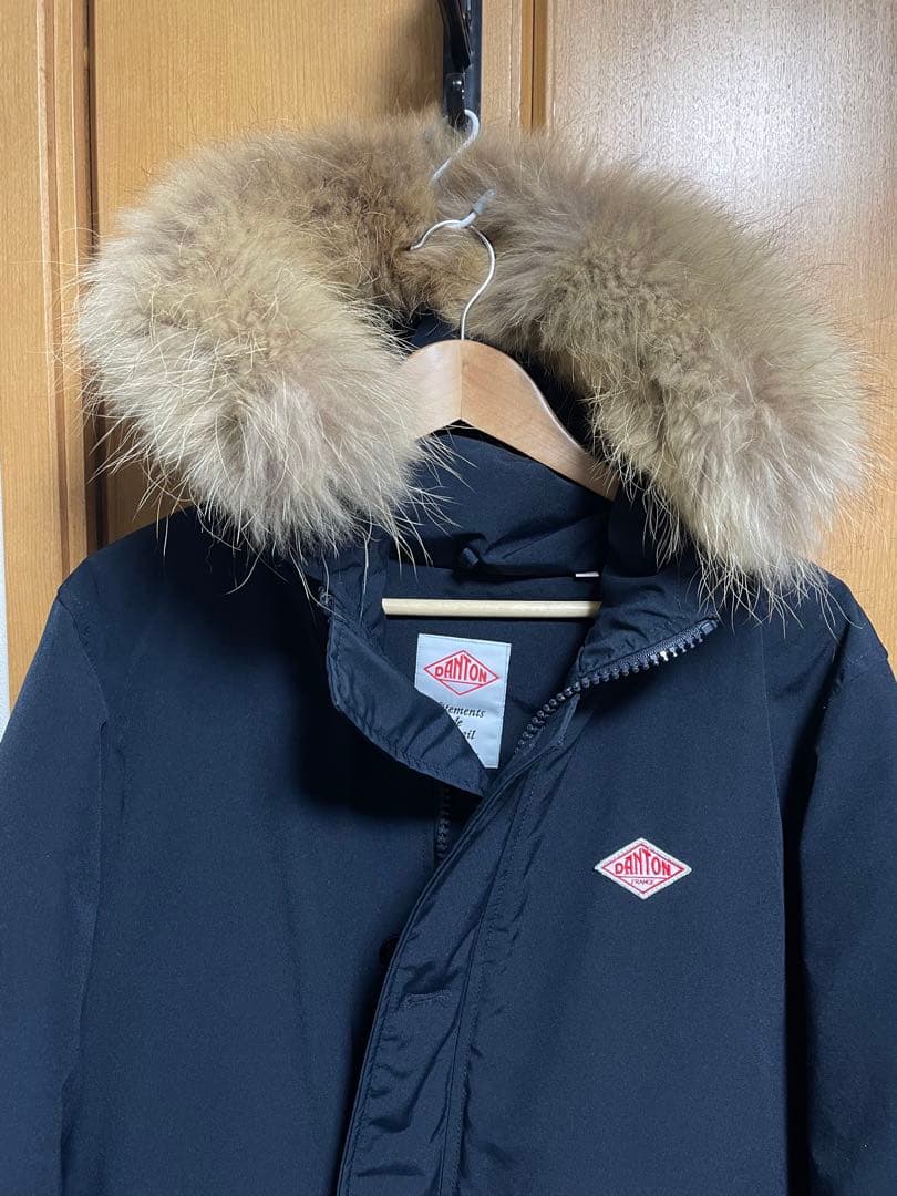 ダントン タッサーダウン ネイビー ダウンジャケット - メルカリ