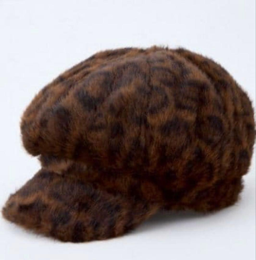 GRANCY ファーキャスケット ブラウン - メルカリ