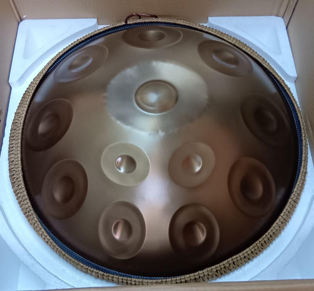 ハンドパン　56センチ 12音　Dマイナー　A＝432Hz　音程合ってます ハンドパン 56センチ 12音 Dマイナー A＝432Hz 音程合ってます - メルカリ