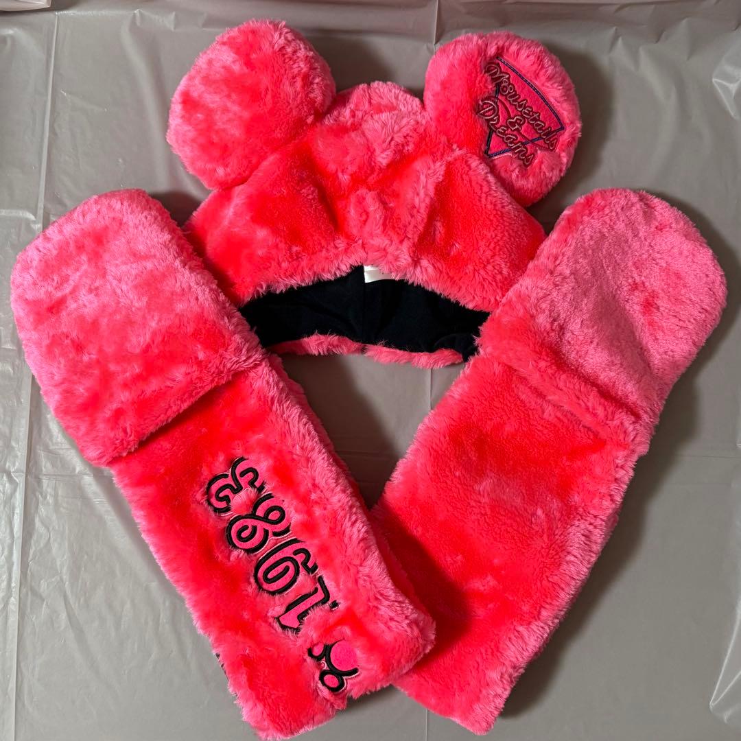 24時間以内発送 ディズニー マフラーファンキャップ 35周年 ミッキー