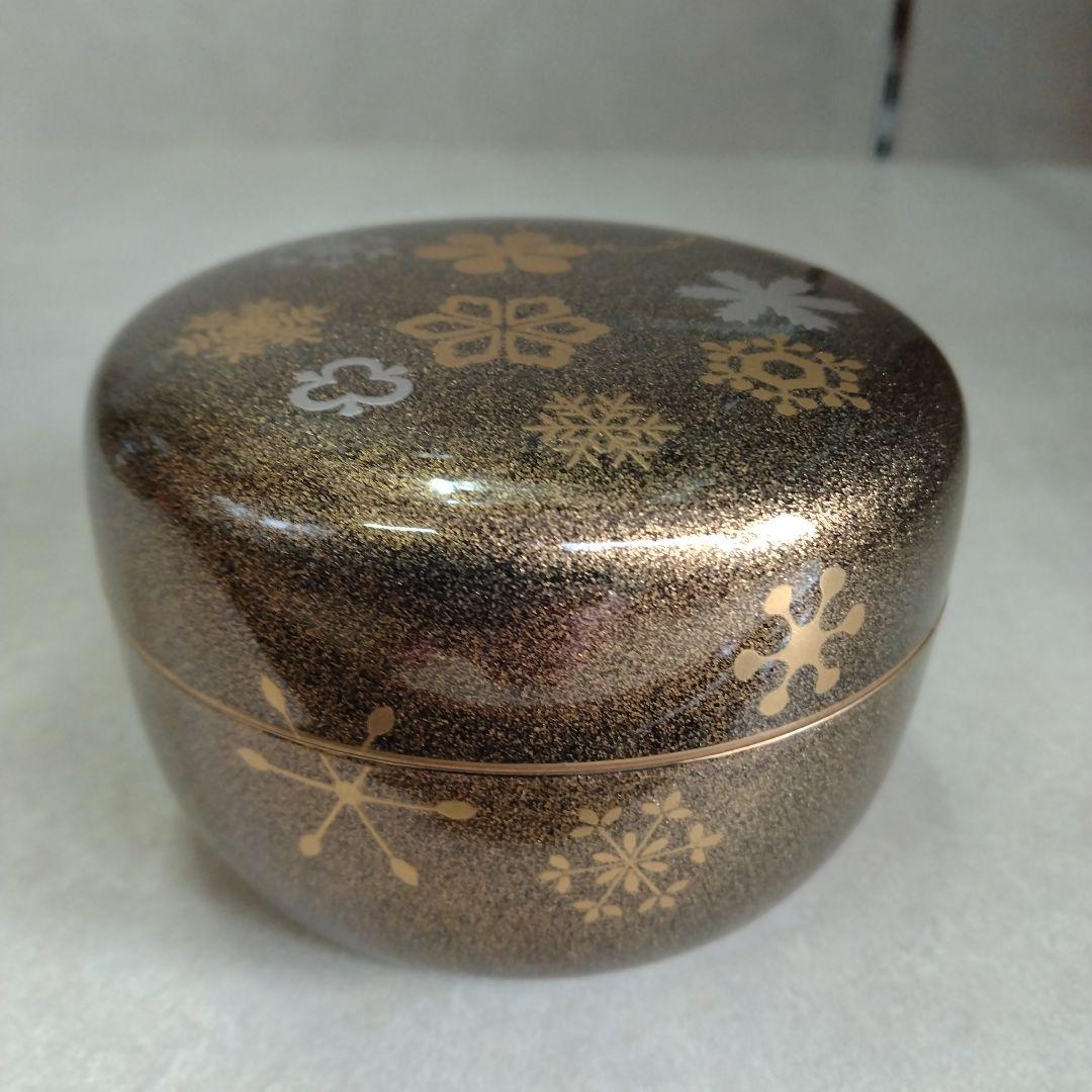 茶道具 期間限定特価 梨子地 雪華蒔絵平棗 新品未使用品 - メルカリ