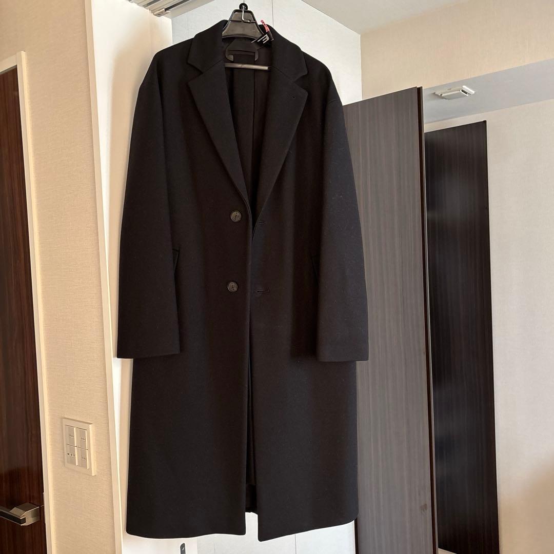 hevo + TOMORROWLAND 黒 チェスターコート