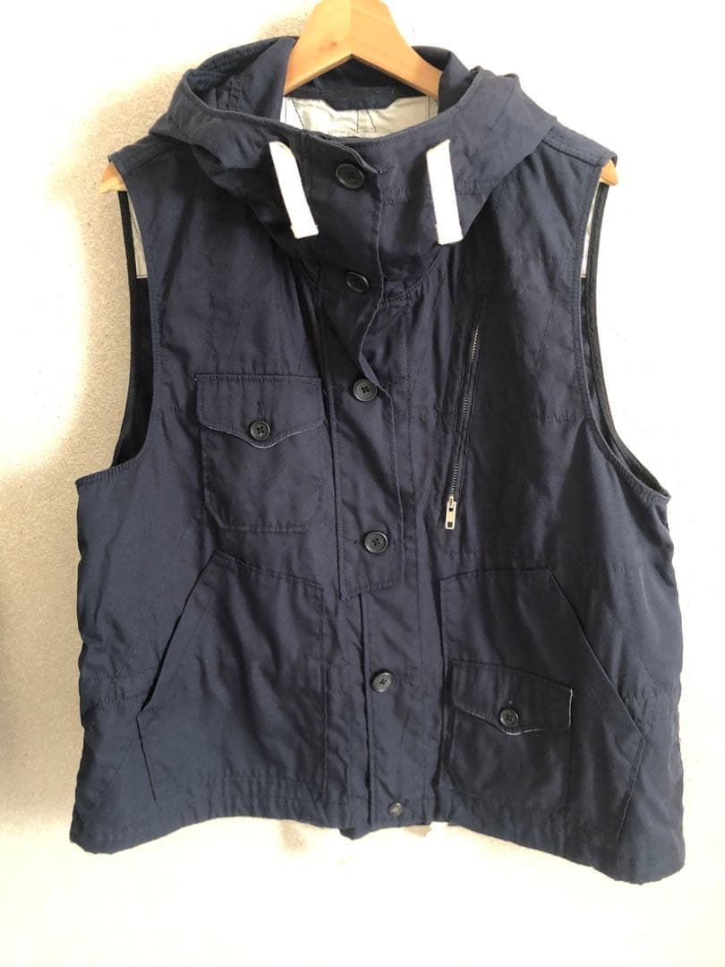 初期】エンジニアードガーメンツ フィールドベスト XL ネイビー - メルカリ