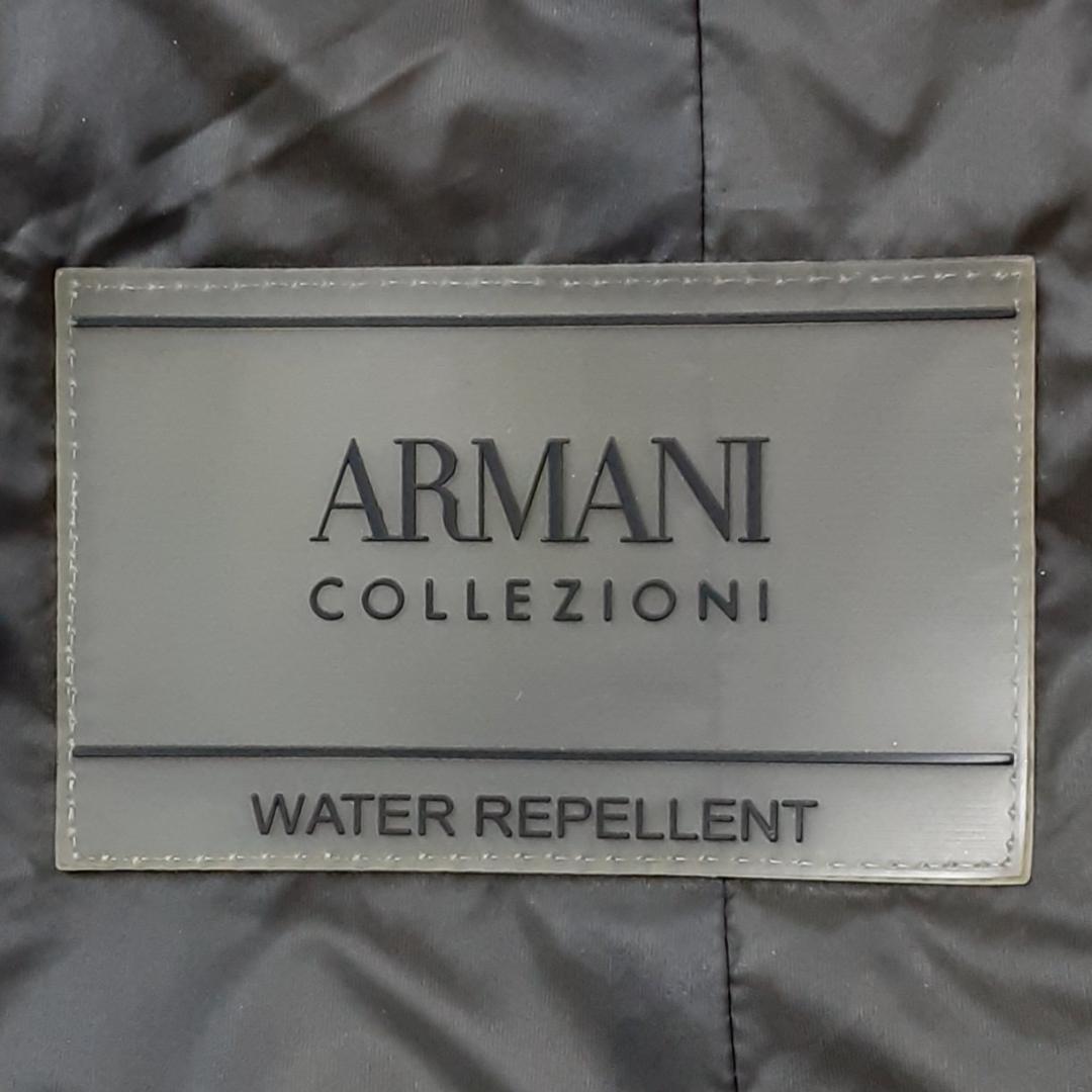 美品◎ARMANI COLLEZIONI アルマーニ ロングダウンコート 黒