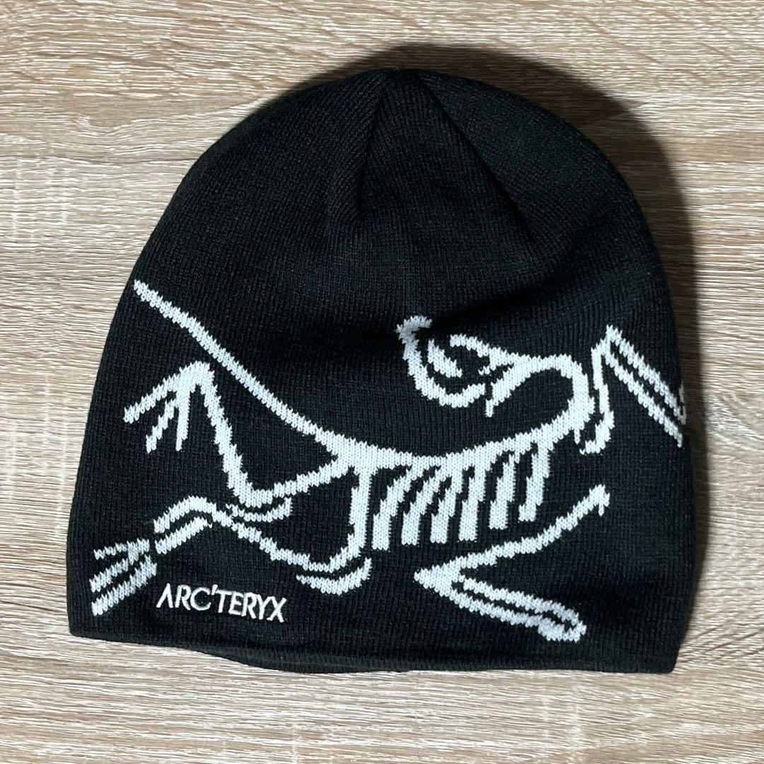 美品】ARC'TERYX ビーニー 黒 - メルカリ