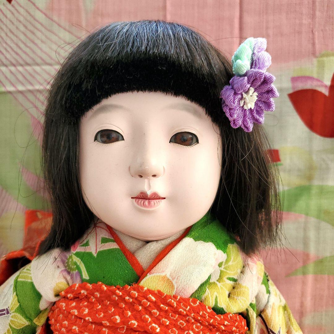 昭和初期市松人形 光龍斎滝澤義豊 12号42㎝ オールオリジナル