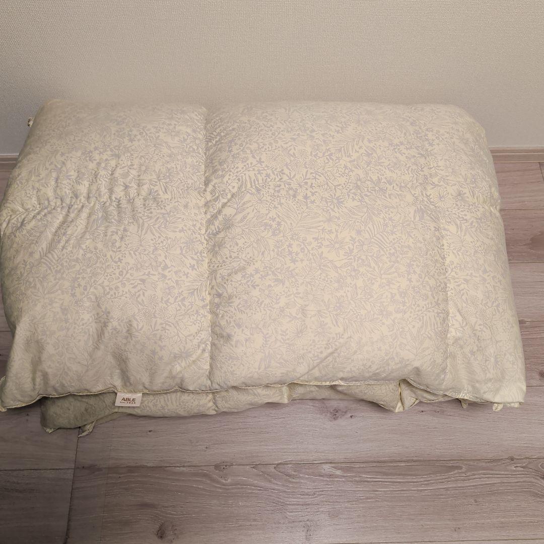 羽毛布団 ABLE 京都金桝 シングル - メルカリ