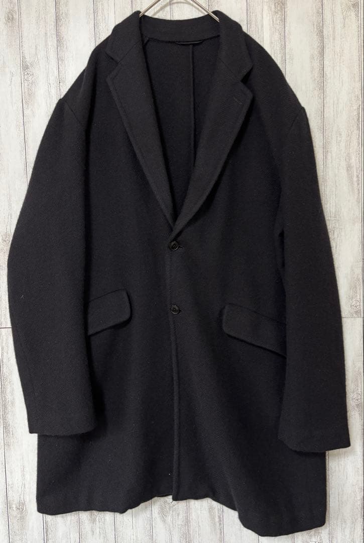 20AW COMOLI カシミヤチェスターコート サイズ3 ブラック - メルカリ