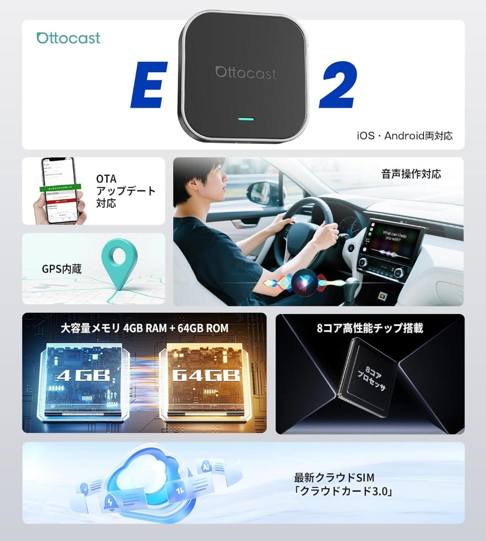 オットキャスト Ottocast OttoAibox E2