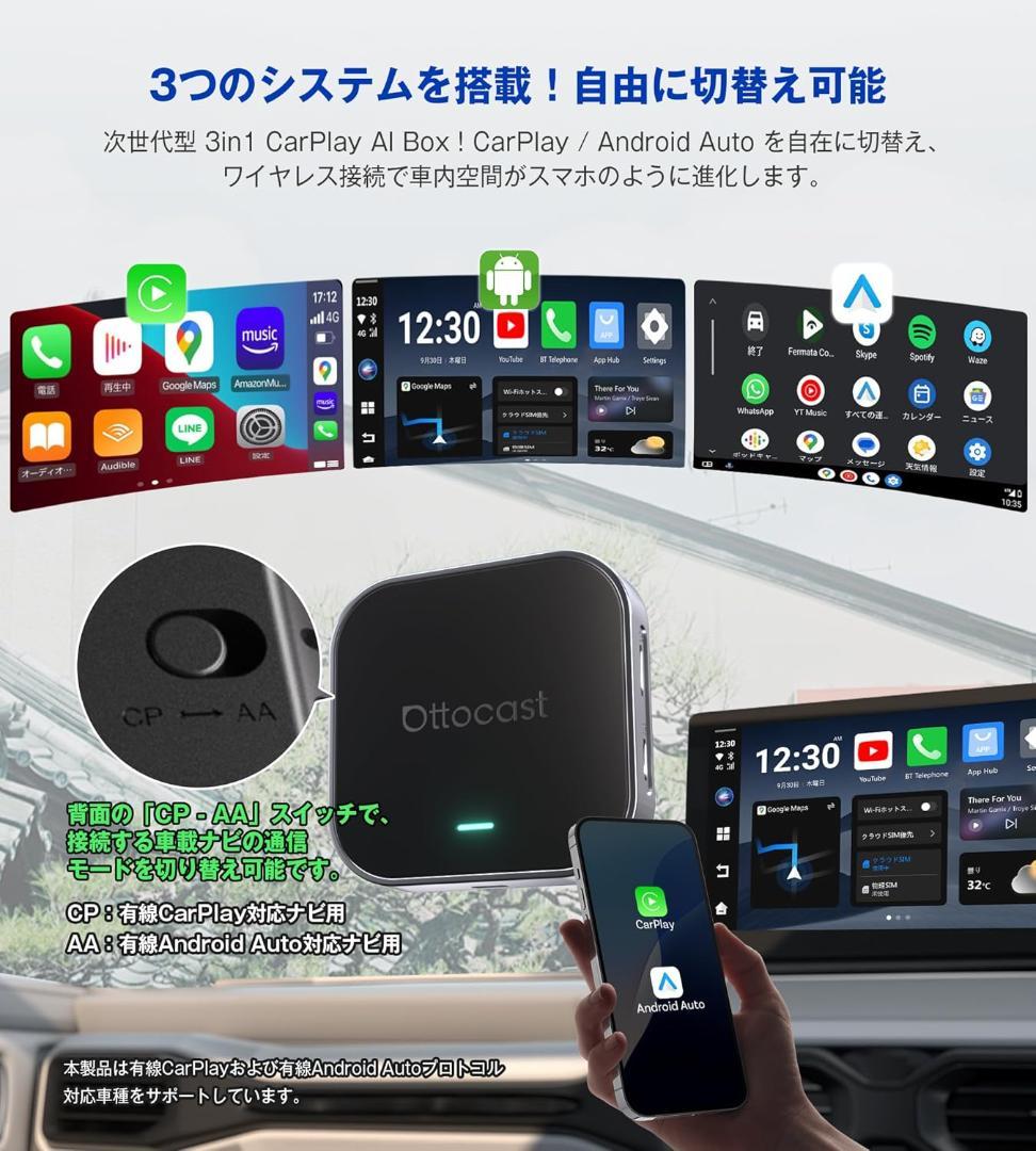 オットキャスト Ottocast OttoAibox E2