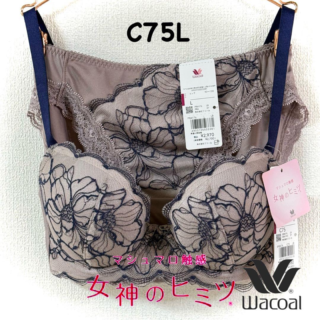 ワコール [女神のヒミツ マシュマロ触感] C75L - メルカリ