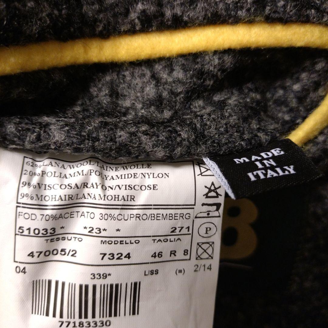 ☆最終値下げ☆L'8(ロット) チェスターコート 四者混ブークレ生地 46