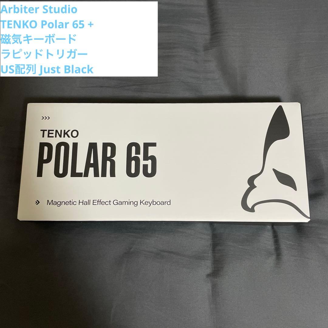 TENKO Polar 65 + 磁気キーボード ラピッドトリガー US配列 ゲーミングキーボード(ラピッドトリガー対応) TENKO Polar 65 +(英語