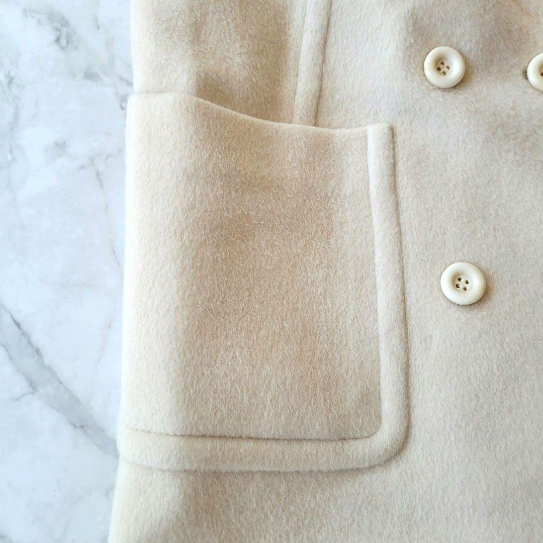 Rene ルネ アイボリー ショールカラー ロングコート 36 - メルカリ