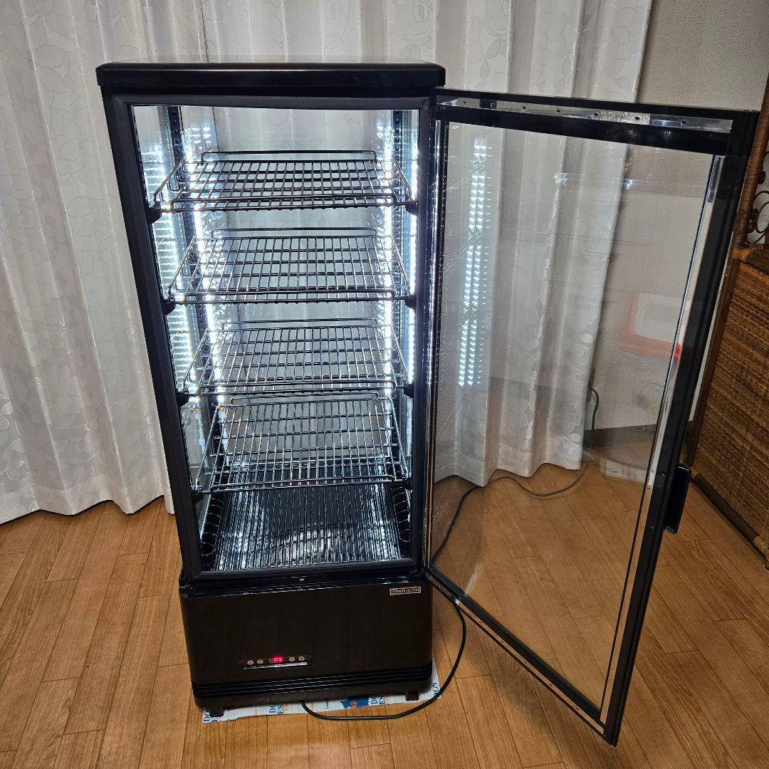 レマコム 105L 4面ガラス 冷蔵ショーケース R4G-105SLB - メルカリ
