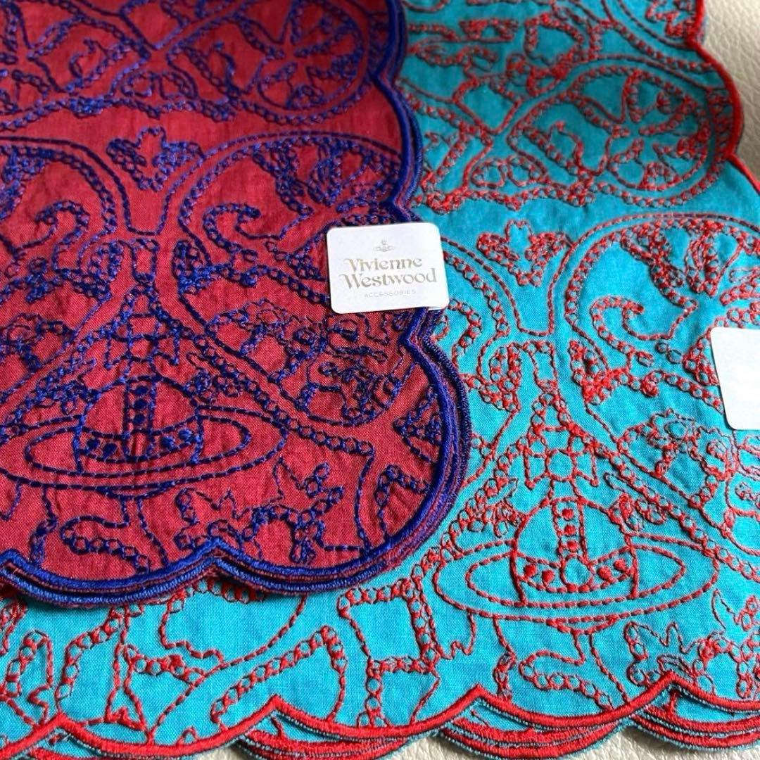 【新品】ヴィヴィアンウエストウッド オーヴ　レース　ハンカチ　２枚組 新品】ヴィヴィアンウエストウッドタオルハンカチ2枚セット｜Yahoo
