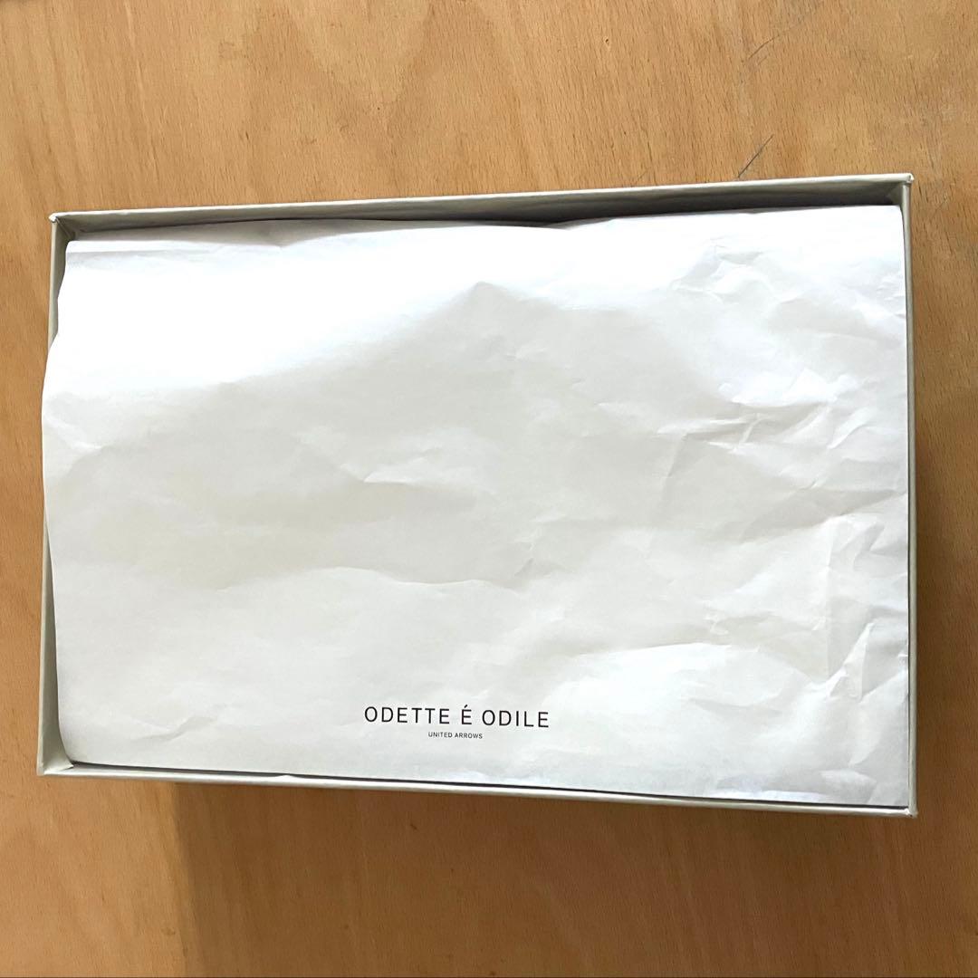 【美品】オデットエオディール　オブリーク　フラットシューズ10　23.5cm