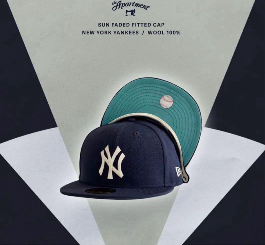 the Apartment 別注NEW ERAヤンキース7 3/4 61.5cm the apartment NEW