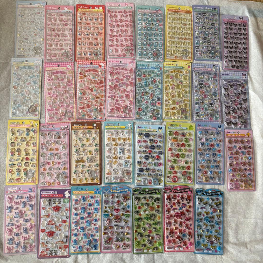 【正規品】ボンボンドロップシール　うるちゅるポップシール　31枚　まとめ売り 楽天市場】予約 2026年 5月下旬 入荷延期 んぽちゃむ うるちゅるポップ