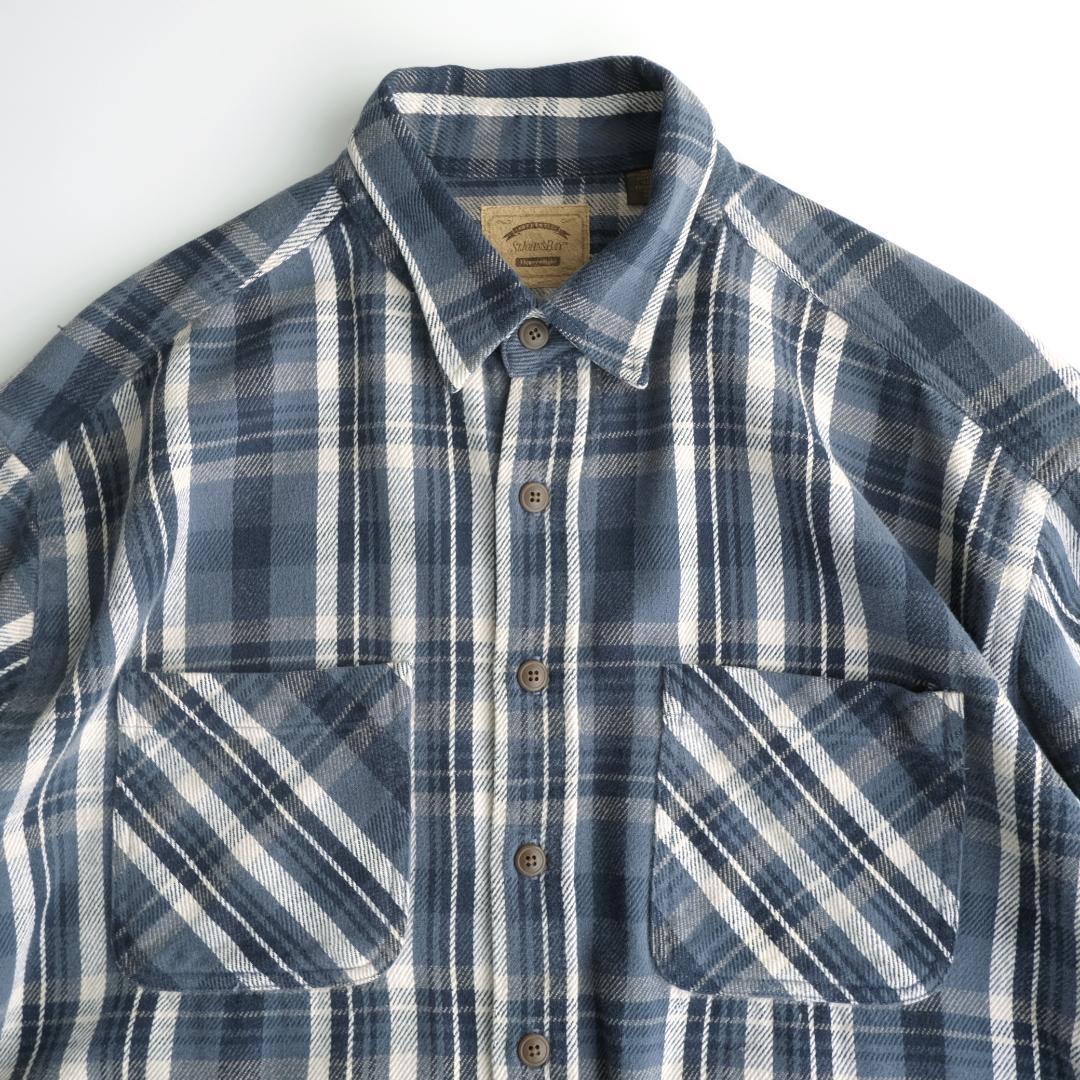 ST.JOHN'S BAY 00s 長袖チェックヘビーネルシャツ XLT - メルカリ