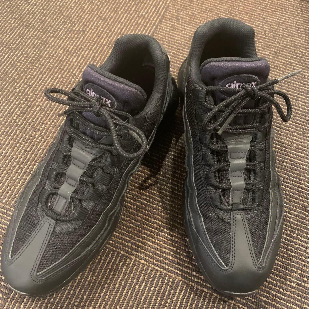 極美品 NIKEナイキ AIR MAX 95トリプルブラック27cm - メルカリ