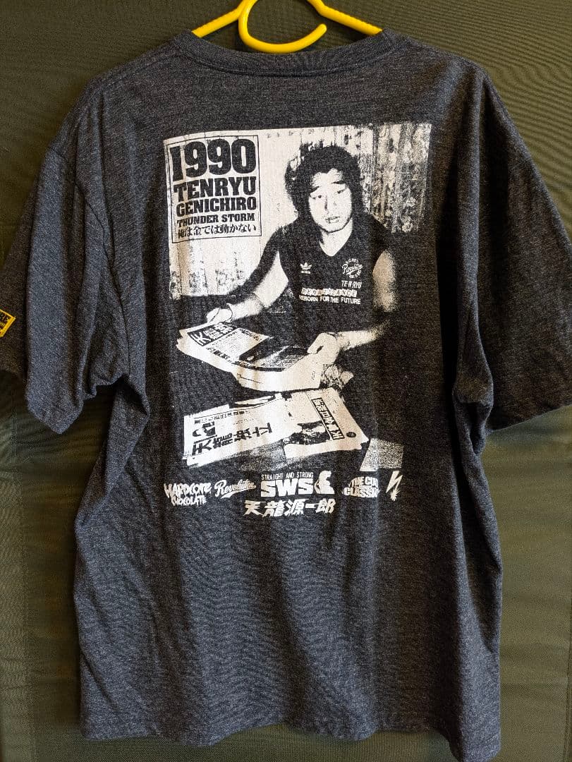 新品未使用】ハードコアチョコレート 天龍源一郎 選手 SWS プロレスT